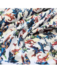 Tissu, Popeline de Coton, Avengers sur Fond Blanc, Laize 150 cm, 100% Coton 2