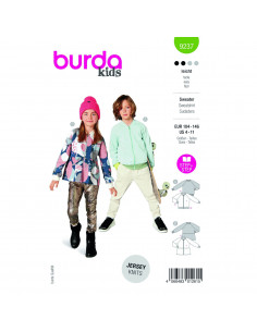 Patron Burda 9237-Sweater
