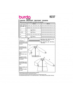 Patron Burda 9237-Sweater 2