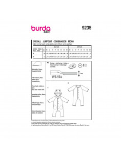 Patron Burda 9235-Grenouillère 2