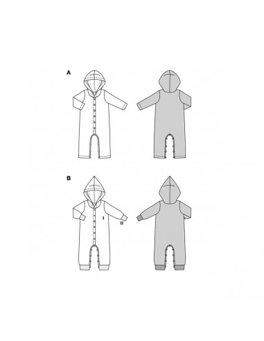 Patron Burda 9232-Grenouillère