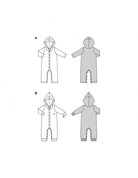 Patron Burda 9232-Grenouillère