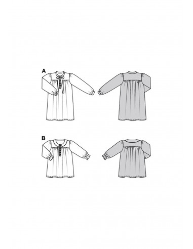 Patron Burda 9216 - Robe élégante pour enfants