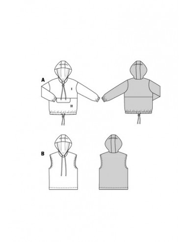 Patron Burda 9213 - Pullover