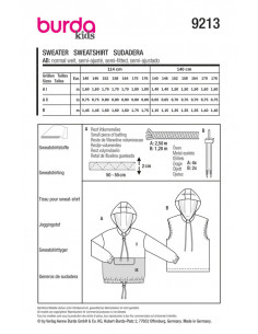 Patron Burda 9213 - Pullover 2