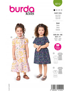 Patron Burda 9212 - Robe