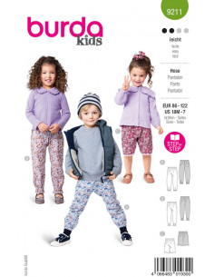 Patron Burda 9211 - Pantalon