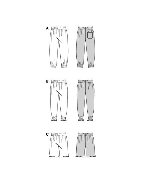 Patron Burda 9211 - Pantalon