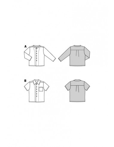 Patron Burda 9209 - Chemise