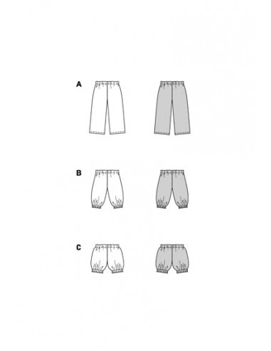 Patron Burda 9202 - Pantalon