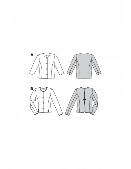 Patron Burda 8949 Veste