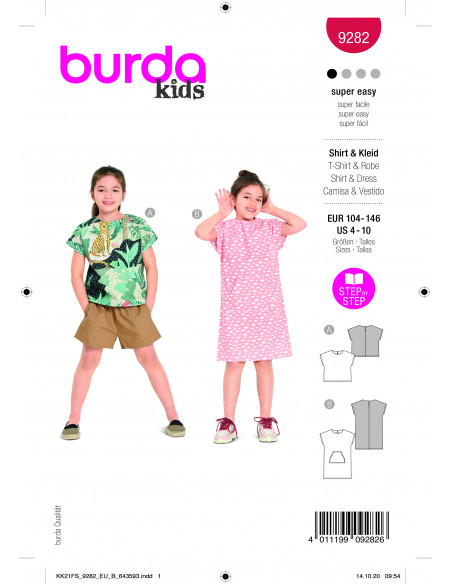 Patron Burda 8292 Manteau