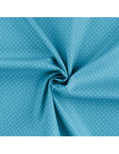 Popeline de coton, pois, bleu 2