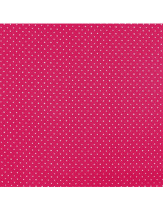 Popeline de coton, pois, rose fuchsia