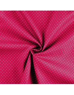 Popeline de coton, pois, rose fuchsia 2