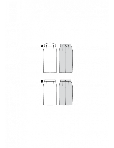 Patron Burda 8155 Jupe