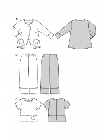 Patron Burda 8108 Ensemble