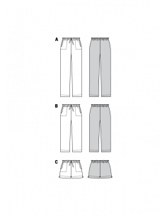 Patron Burda 7966 Pantalon 2