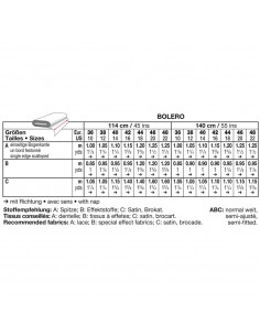 Patron Burda 7686 Boléro 2