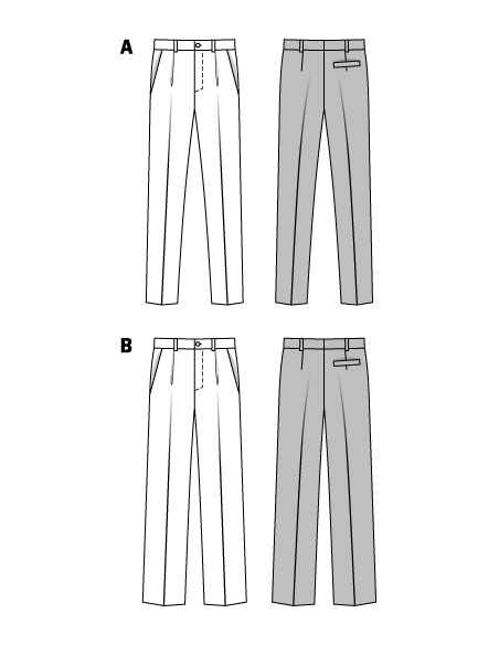 Patron Burda 7022 Pantalon