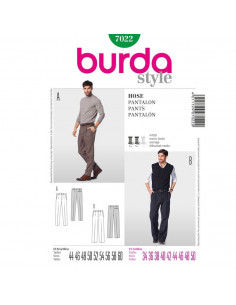 Patron Burda 7022 Pantalon