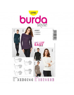 Patron Burda 6990 Tee-Shirt