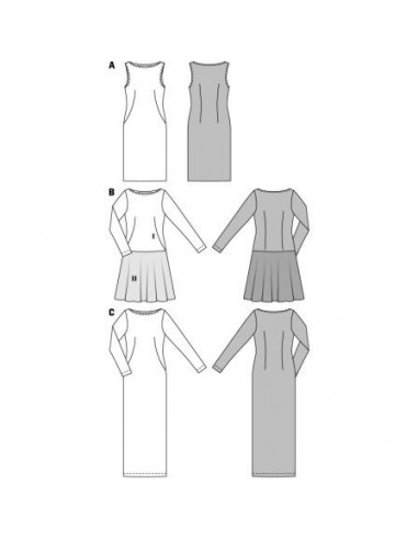Patron Burda 6988 Robe