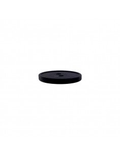 Bouton polyester, 2 trous, 12mm, violet foncé 2