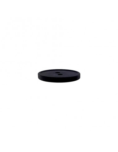 Bouton polyester, 2 trous, 10mm, violet foncé