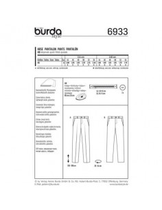 Patron Burda 6933 Pantalon 2