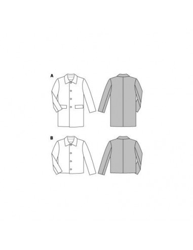 Patron Burda 6932 Manteau et veste