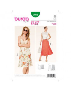 Patron Burda 6903 Jupe