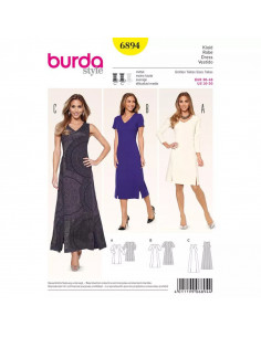 Patron Burda 6894 Robe