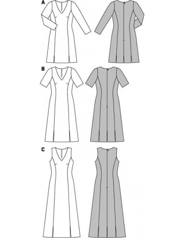 Patron Burda 6894 Robe