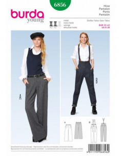 Patron Burda 6856 Pantalon