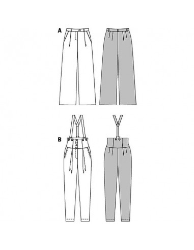 Patron Burda 6856 Pantalon