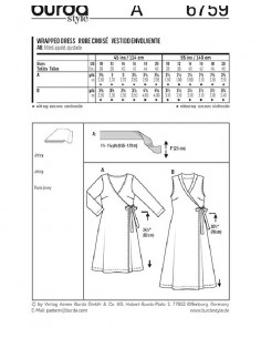 Patron Burda 6759 Robe 2