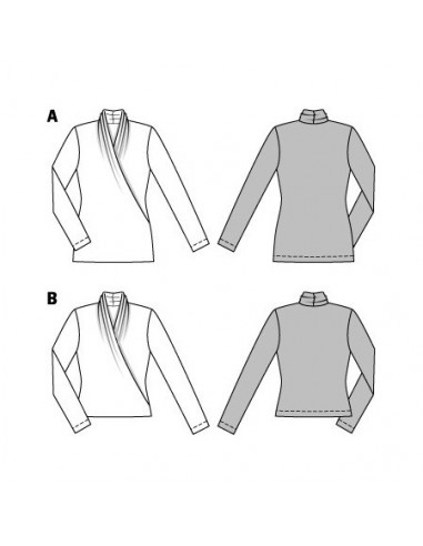 Patron Burda 6838 Tee-Shirt