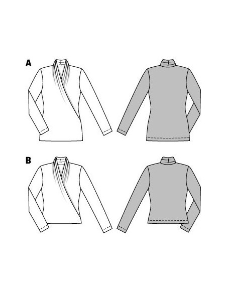 Patron Burda 6838 Tee-Shirt