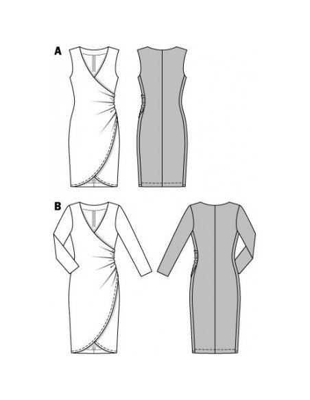 Patron Burda 6829 Robe