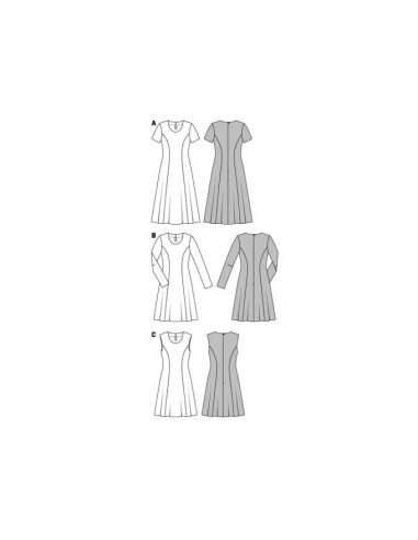 Patron Burda 6821 Robe