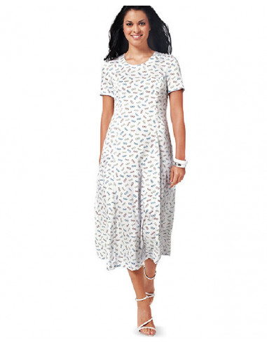 Patron Burda 6821 Robe