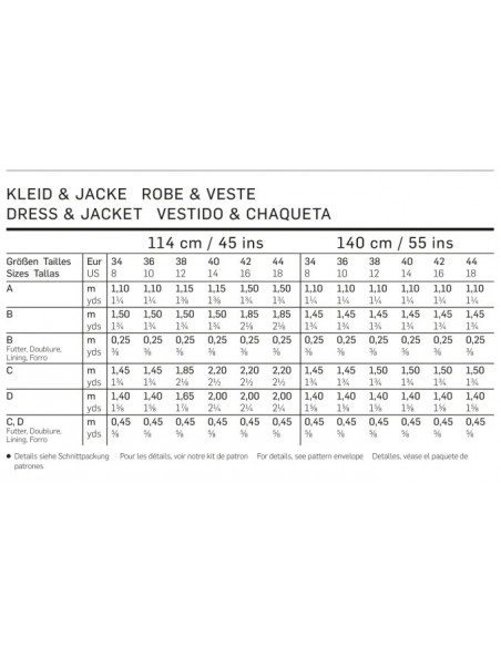 Patron Burda 6773 Robe et veste