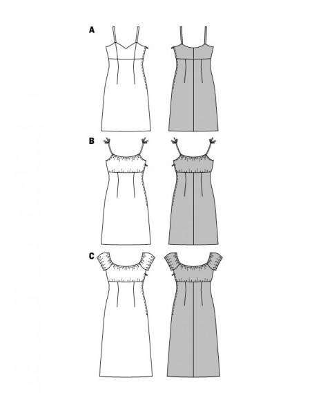 Patron Burda 6686 Robe