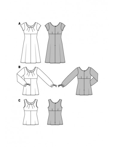 Patron Burda 6685 Robe et blouse