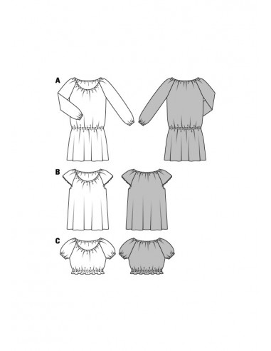 Patron Burda 6684 Robe et blouse