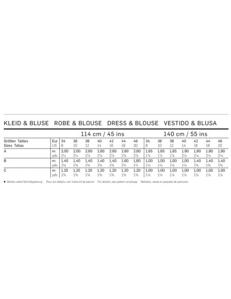 Patron Burda 6684 Robe et blouse