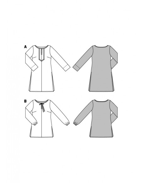 Patron Burda 6683 Tunique