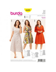 Patron Burda 6680 Robe