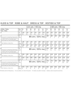 Patron Burda 6646 Robe & Haut 2